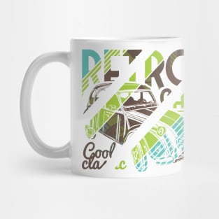 Brooklyn Retro Car Garage #4 Mug